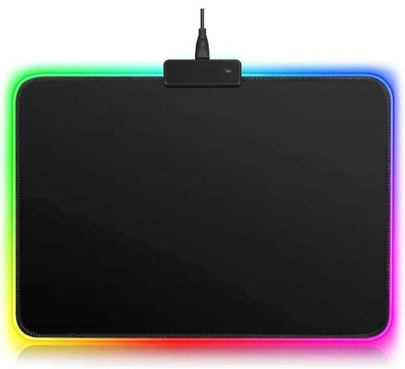 RGB 08 Mouse Pad For Large Extended Desk Pad Mat with 14 Lighting Modes