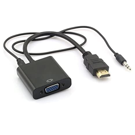 Mini HDMI To VGA Adapter Convertor with Micro-USB Power