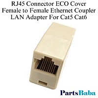 RJ45 Connector ECO Cover Female to Female Ethernet Coupler LAN Adapter For Cat5 Cat6