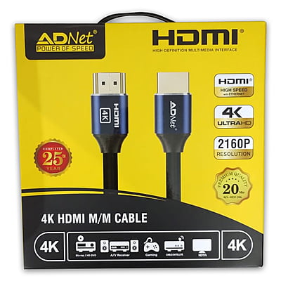 Microconnect HDMI Cable 4K, 4m (MC-HDM19194V2.0) - Dustin Belgique