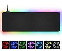 RGB 09 Mouse Pad For Large Extended Desk Pad Mat with 14 Lighting Modes