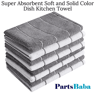 Super Absorbent Soft and Solid Color Dish Kitchen Towel