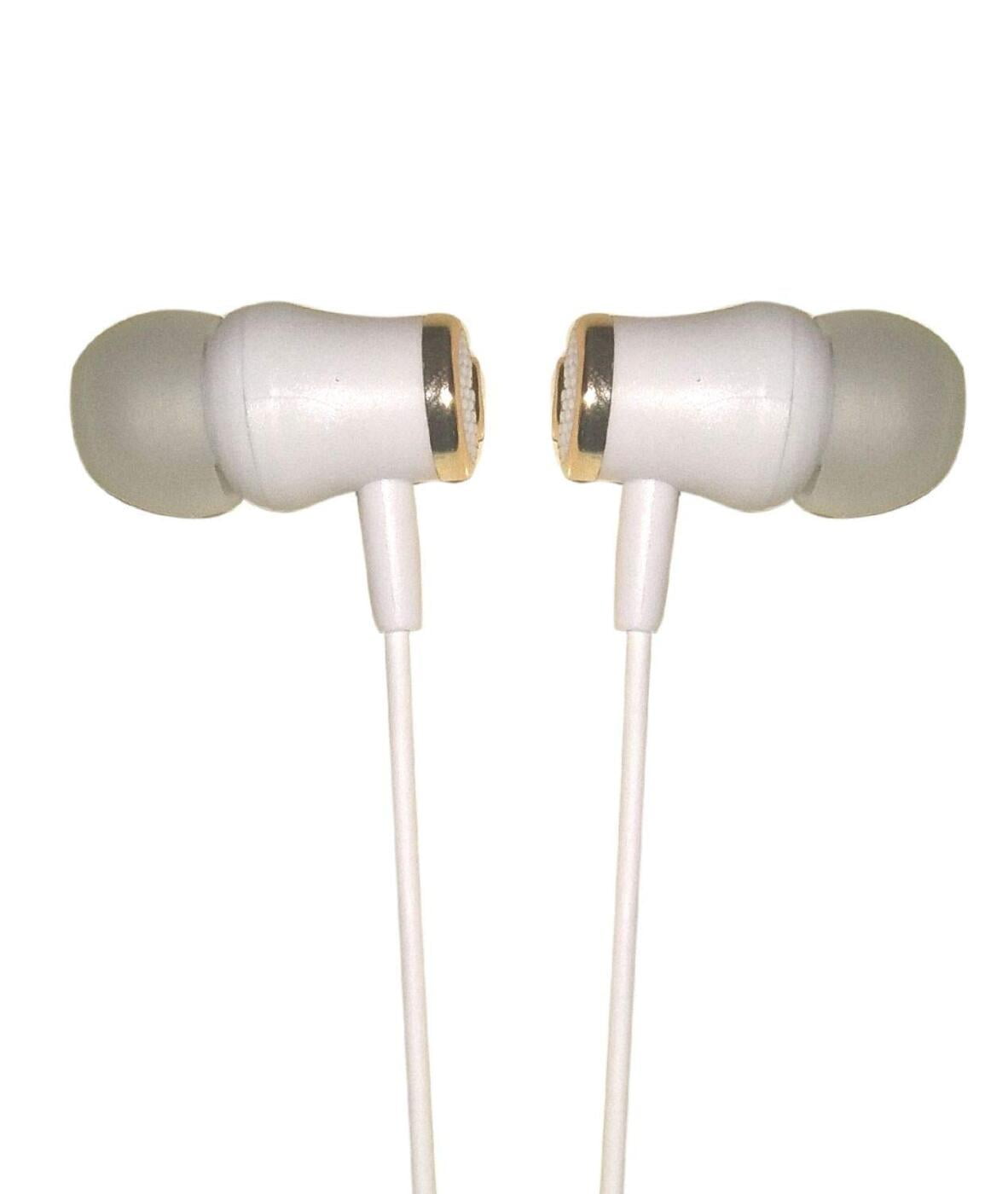 CHAMP401 Ear Wired Earphones with Mic (White)