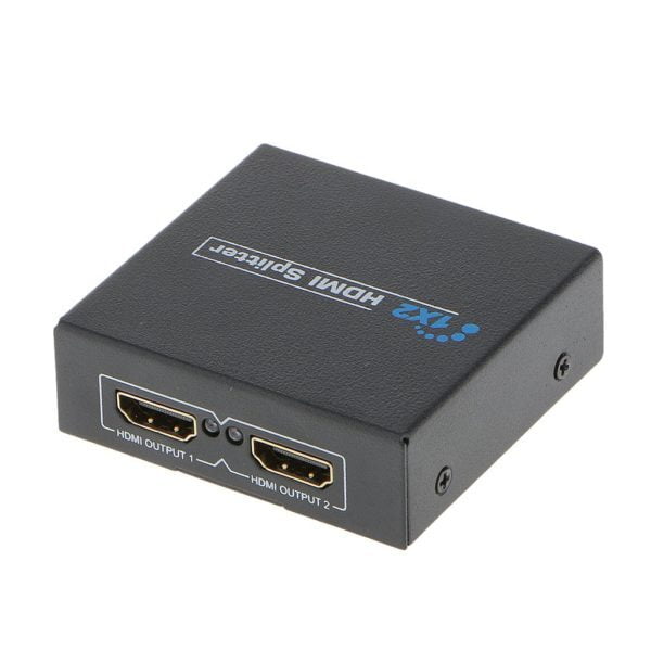 Buy HDMI Splitter 1X2 with Power Adapter (One Input to Two Outputs)