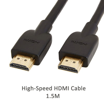High-Speed HDMI Cable - 1.5m (Latest Standard) - Supports Ethernet, 3D, 4K video,Black