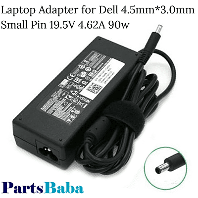 Laptop Adapter for Dell 4.5mm*3.0mm Small Pin 19.5V 4.62A 90w
