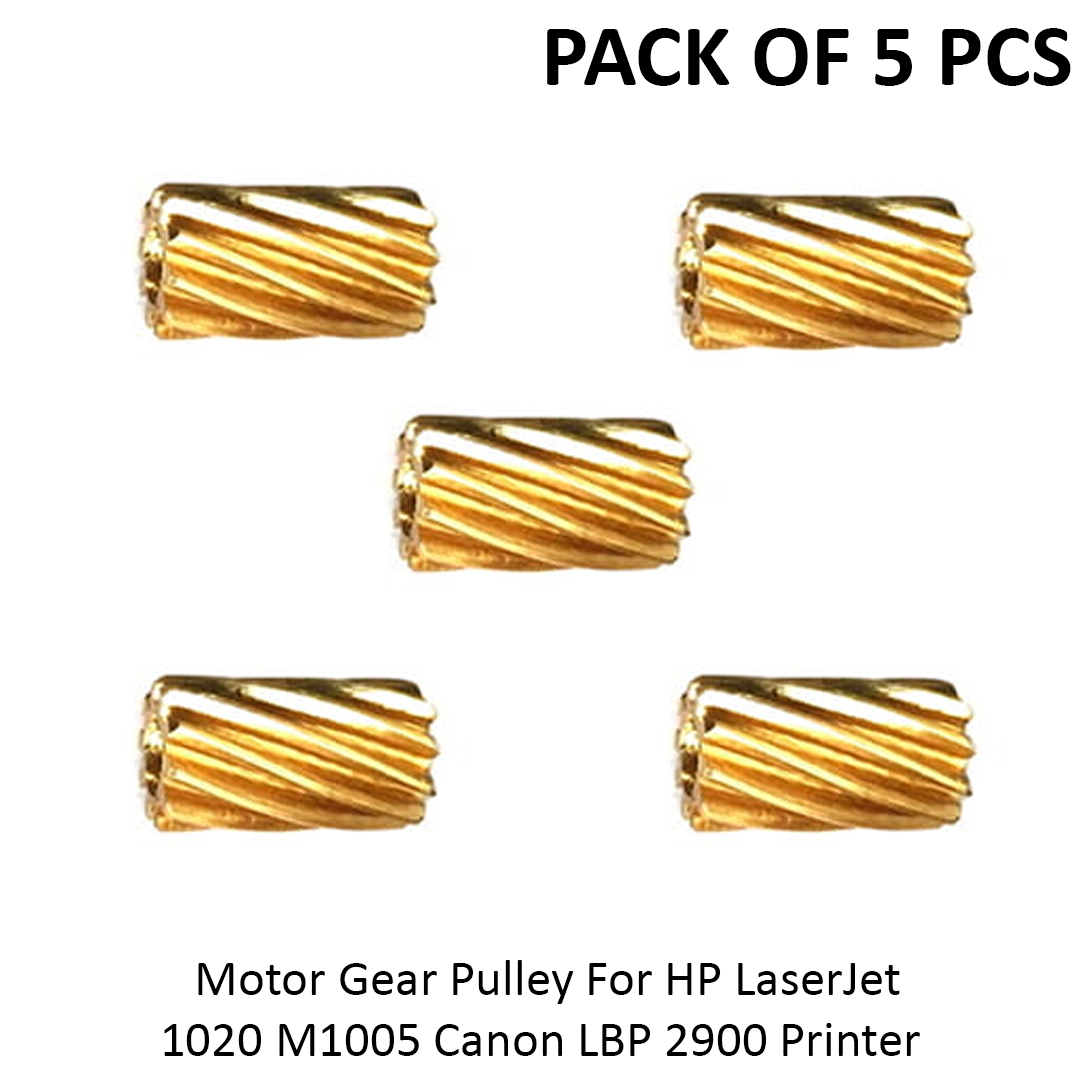 Motor Gear Pulley For HP LaserJet 1020 M1005 Printer (Pack of 5 Pcs)