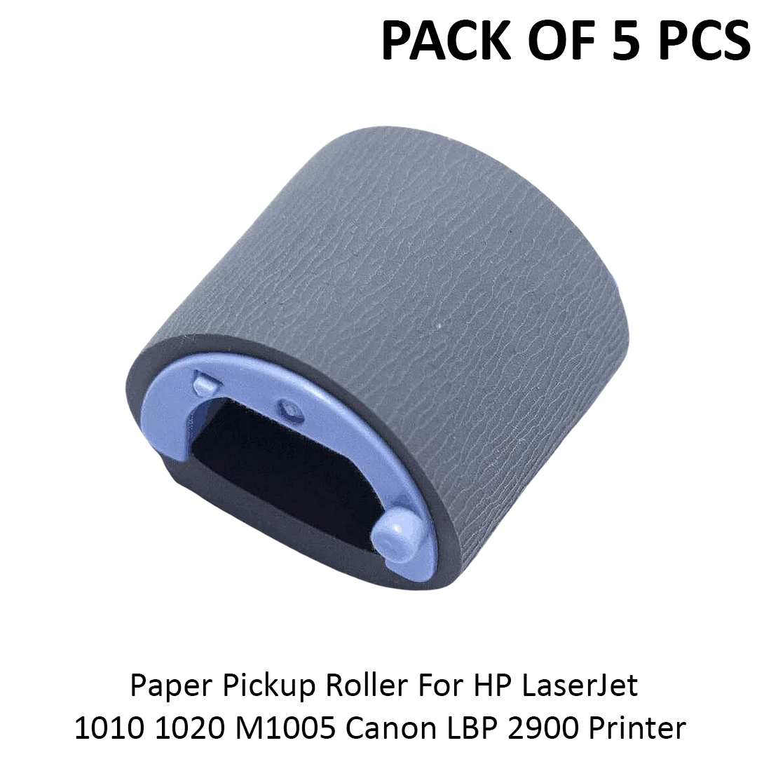 Paper Pickup Roller For HP LaserJet 1010 1020 M1005 Printer (Pack of 5 Pcs)