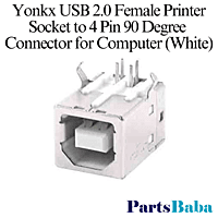 Yonkx USB Socket 2.0 for Printer (WHITE)