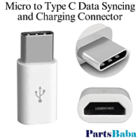 Micro to Type C Data Syncing and Charging Connector