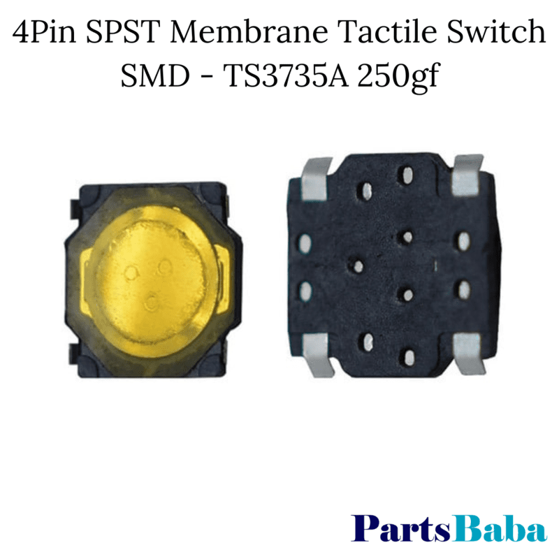 4Pin SPST Membrane Tactile Switch SMD - TS3735A 250gf