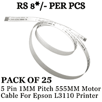 5 Pin 1MM Pitch 555MM Motor Cable For Epson L3110 Printer (Pack of 25 Pcs)