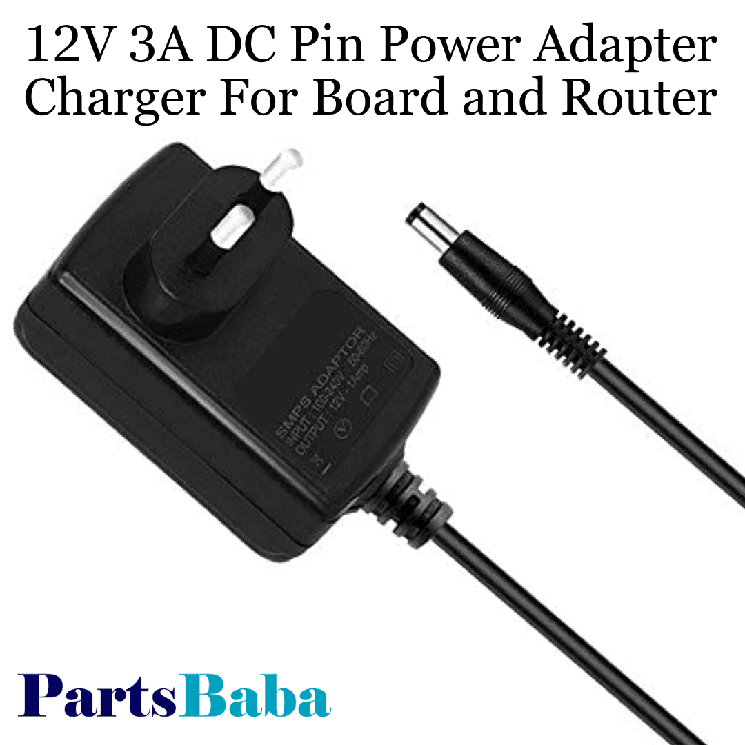 Gitru DC 12V 3A Power Adapter, 220V AC to DC 12V 3A 36W Power Suppy  Connector 5.5x2.5mm DC