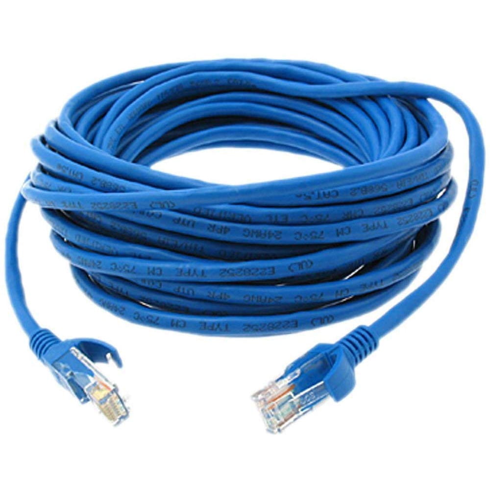 Ethernet Cable 15 ft, Cat7 High Speed Ethernet Cable, Flat LAN Patch Cords  with STP RJ45 Connectors for Router, Modem, Faster Than