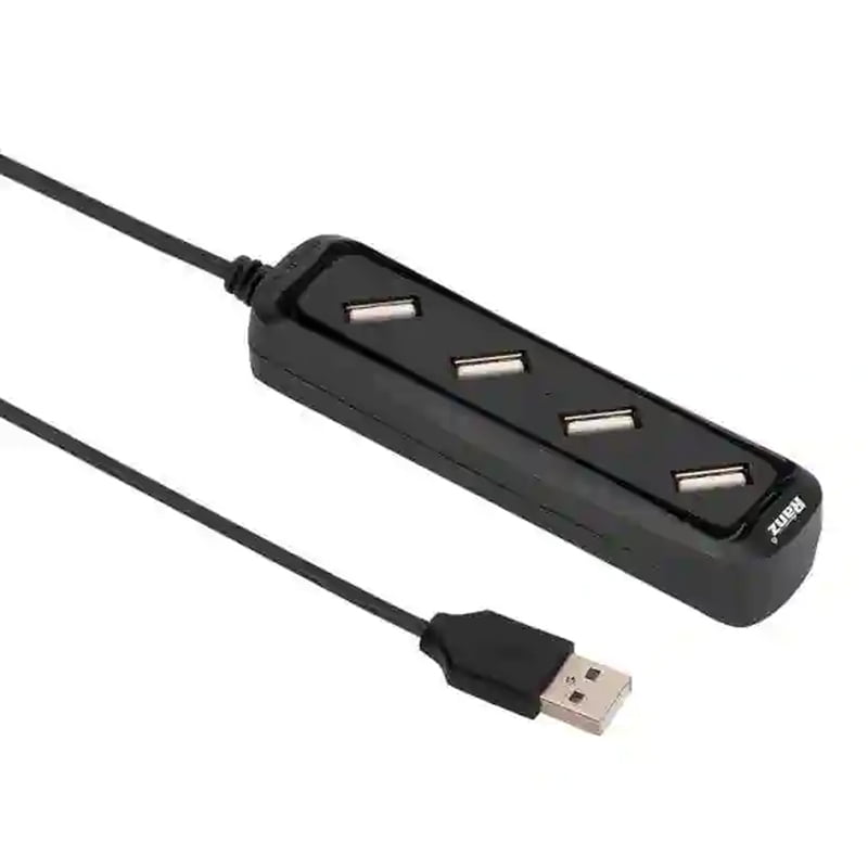 Hub Multiport USB 10 Ports 16cm Noir