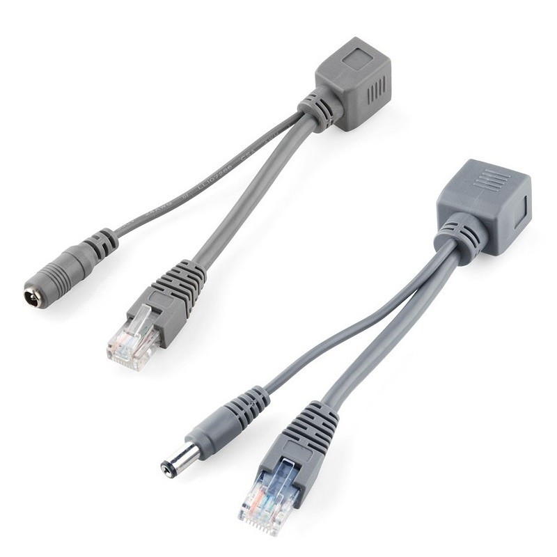 Passive PoE Cable - Power Over Ethernet Injector/Splitter Kit RJ45