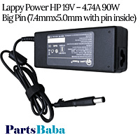 Lappy Power HP 19V – 4.74A 90W Big Pin (7.4mmx5.0mm with pin inside)