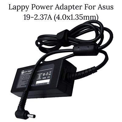 Lappy Power Adapter For Asus 19-2.37A (4.0x1.35mm)