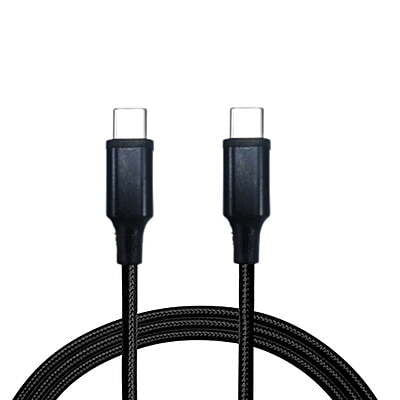 Champion Type C To Type C Black Braided Data Cable 30W (1Mtr)